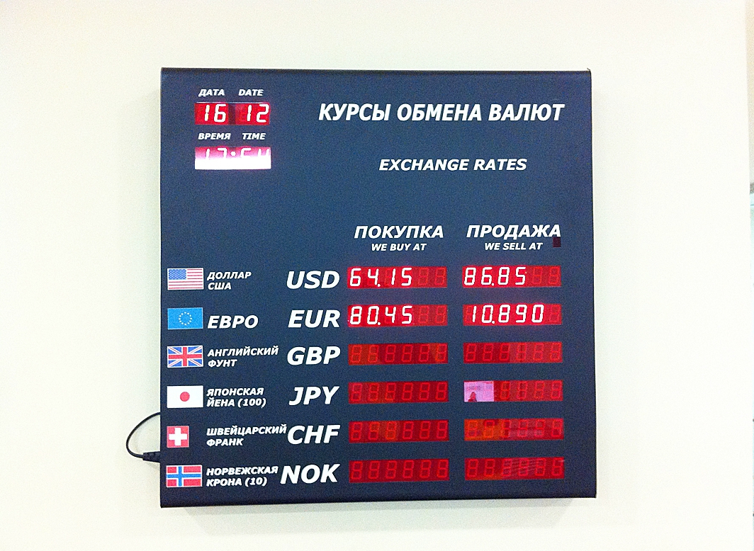 курс обмена валюты на сегодня омск